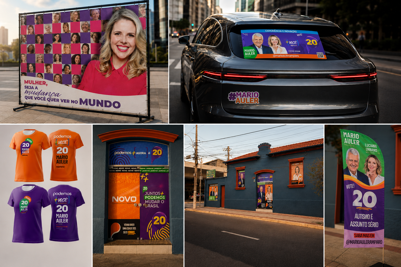 Materiais Politicos Mockup